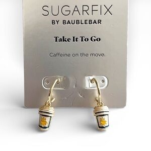 Sugarfix By BaubleBar Take It To Go Coffee Cup Earrings